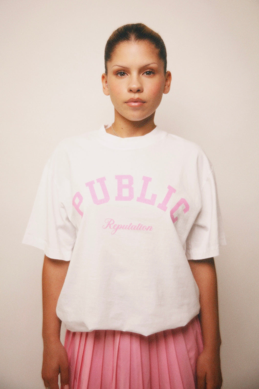 Varsity Tee - Bubblegum